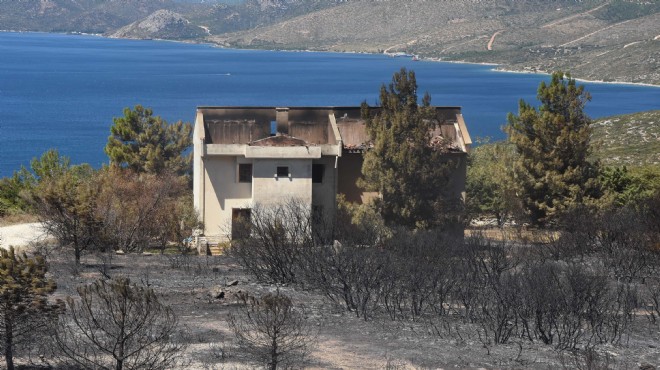 Çeşme deki yangında boşaltılan sitenin sakinleri konuştu: O arazi olmasaydı...