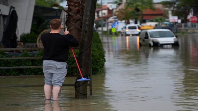 Çeşme den yağmur manzaraları!