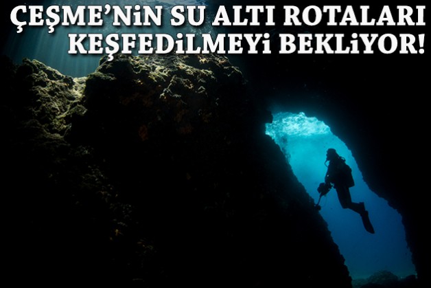 Çeşme'nin gizli su altı rotaları keşfedilmeyi bekliyor!