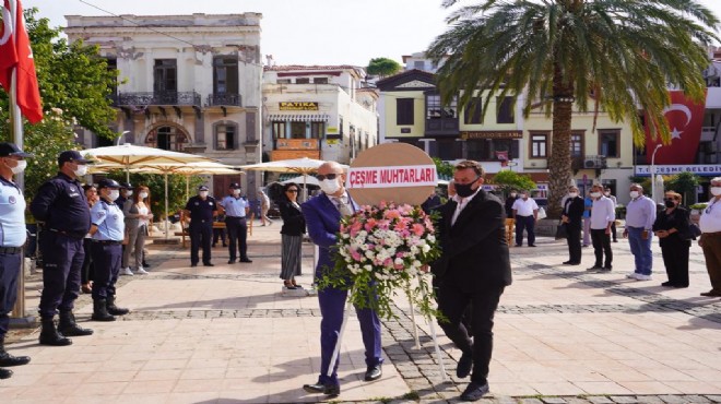 Çeşme'de muhtarlar günü kutlandı