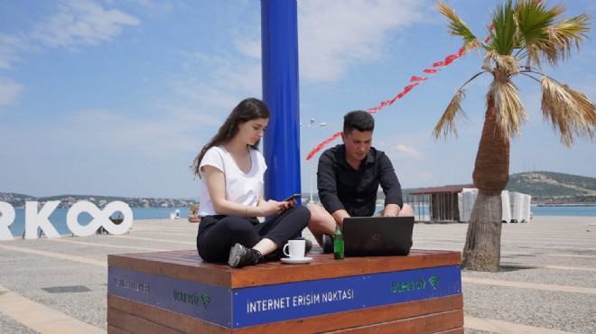 Çeşme’de ücretsiz Wi-fi hizmeti dönemi!