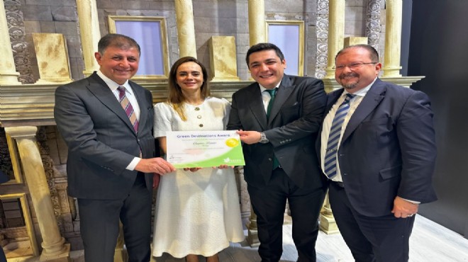 Çeşme’ye turizm alanında uluslararası altın ödül