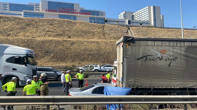 Çevre yolunda feci kaza: 1ölü, 1 yaralı