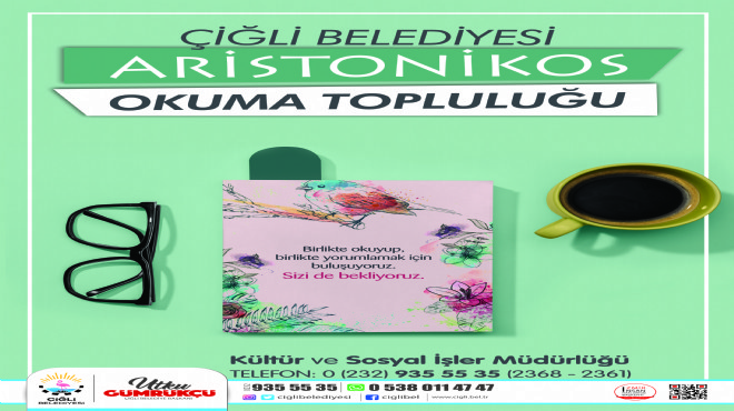 Çiğli, 'Aristonikos Okuma Topluluğu’nda buluştu