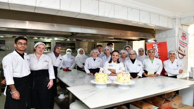 Çiğli de 300 saatlik kursla iş hayatına ilk adım