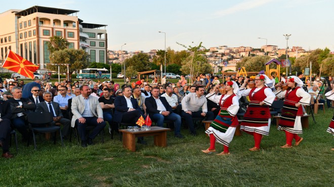 Çiğli'de Balkan rüzgarı: Makedon bakan da katıldı!