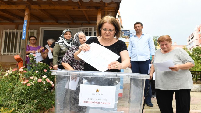 Çiğli'de katılımcı demokrasi hareketi: Sandıklar kuruldu