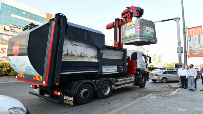 Çiğli'de konteyner harekatı!