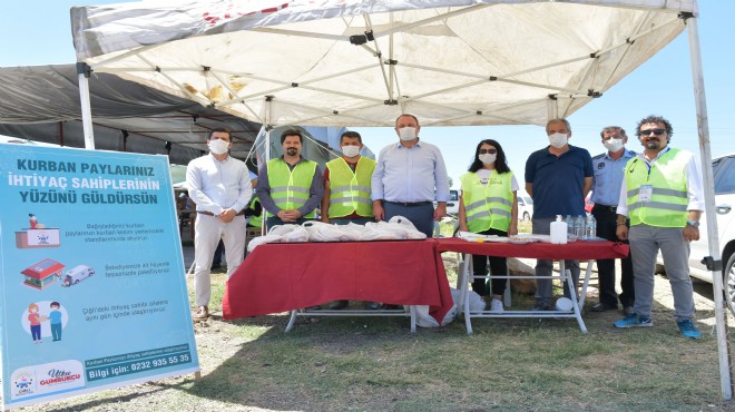 Çiğli'de kurban dayanışması: Vatandaş bağışlıyor, belediye dağıtıyor