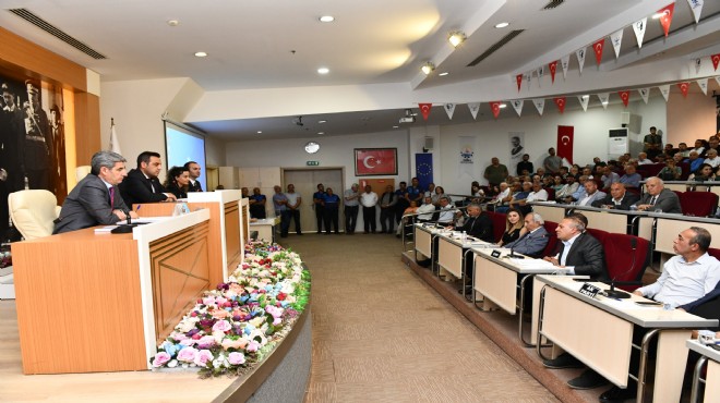 Çiğli de meclis raporu: Faaliyet Raporu na oy çokluğu, 3 birliğin üyeleri tamam!