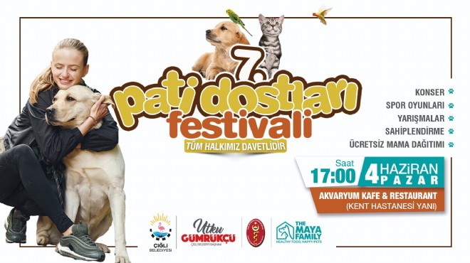 Çiğli de pati festivali heyecanı