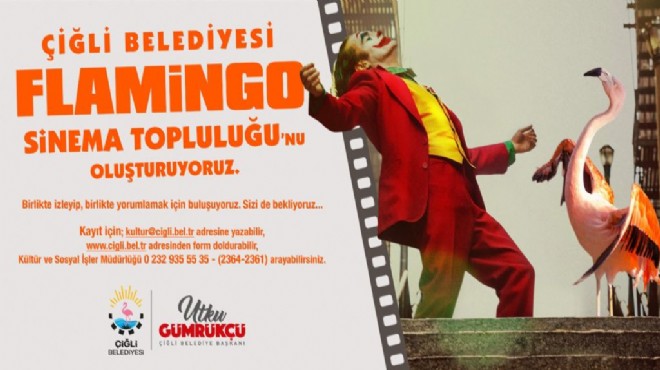 Çiğli de sinema çatısı: Flamingo topluluğu