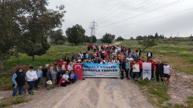 Çiğli de doğa yürüyüşü
