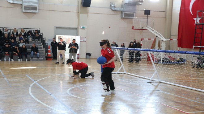 Çiğli’de engel tanımayan spor: Golbol