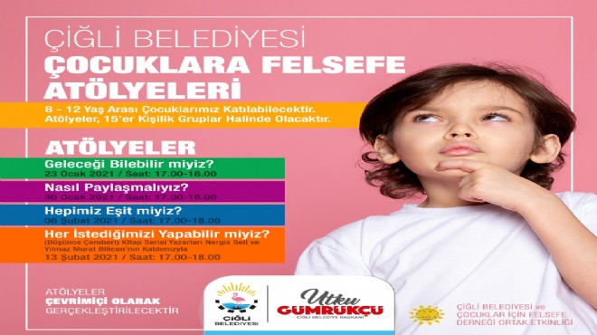 Çiğlili çocuklar felsefe atölyesinde buluşuyor