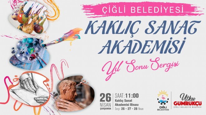 Çiğlili kursiyerlerden yıl sonu sergisi