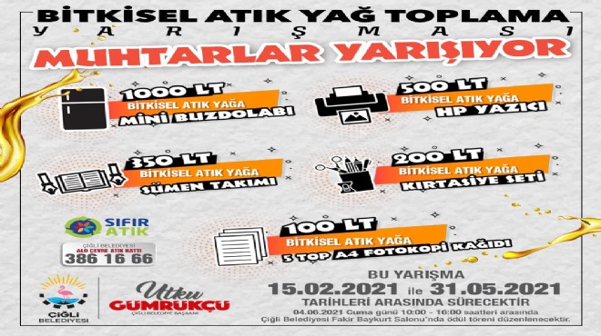 Çiğlili muhtarlar doğa için yarışıyor