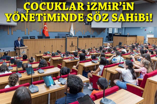 Çocuklar İzmir’in yönetiminde söz sahibi