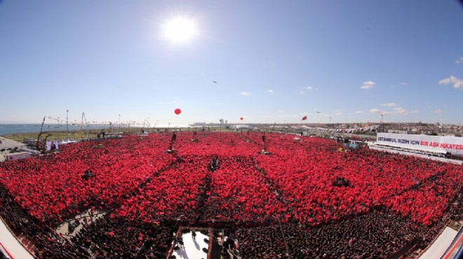 Cumhur İttifakı'nın Yenikapı mitingine kaç kişi katıldı?