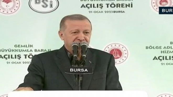 Cumhurbaşkanı Erdoğan: Kuraklık var, çare baraj