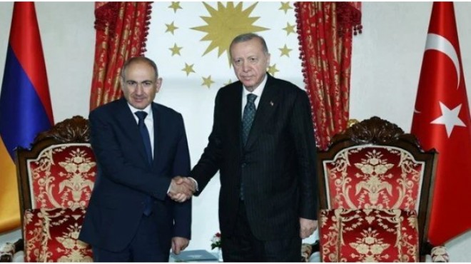 Cumhurbaşkanı Erdoğan, Paşinyan ı kabul etti