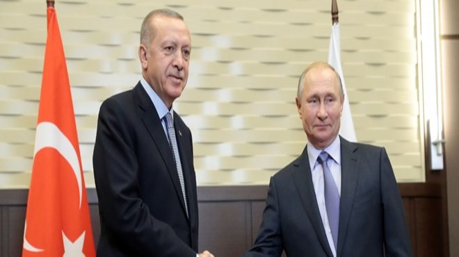 Cumhurbaşkanı Erdoğan Putin'le Suriye'yi görüştü!