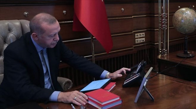 Cumhurbaşkanı Erdoğan, Ruhani ve Salihi ile görüştü
