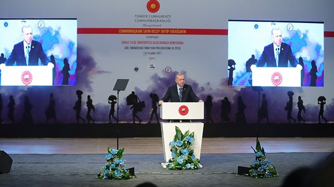 Cumhurbaşkanı Erdoğan dan İzmir de göç konferansında flaş mesajlar