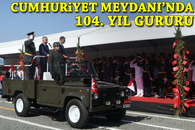 Cumhuriyet Meydanı'nda 104. yıl gururu