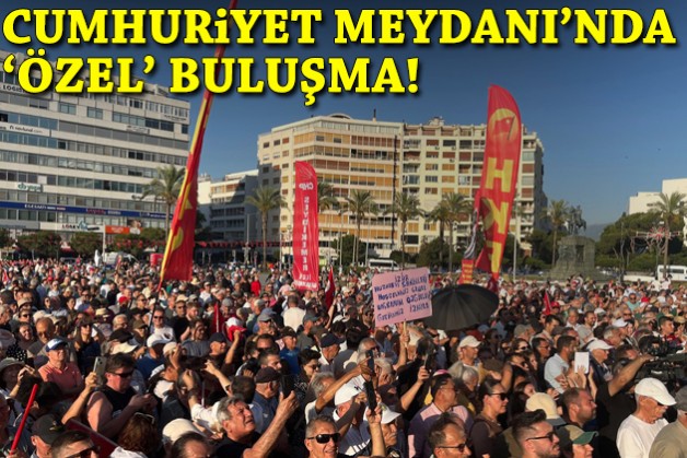 Cumhuriyet Meydanı'nda 'Özel' miting!
