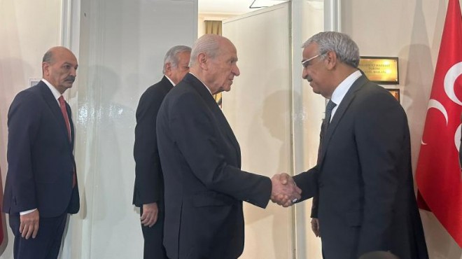 DEM Parti heyetinden Devlet Bahçeli ye ziyaret