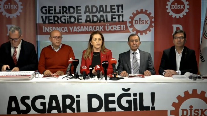 DİSK 2026 asgari ücret talebini açıkladı