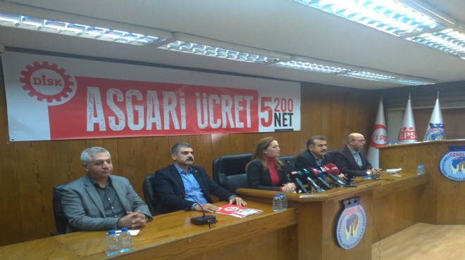 DİSK asgari ücret taleplerini açıkladı