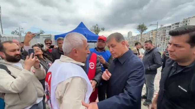 DİSK ten Cemil Tugay a destek: Protesto doğru olmadı!
