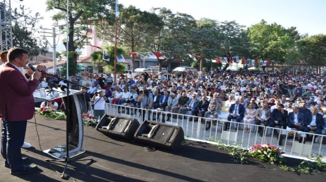 Dağ'dan Menemen'deki festivalde 'hızlı tren' müjdesi: Tarih verdi