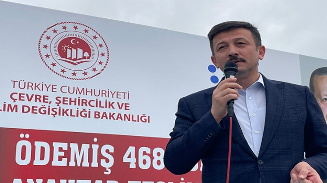 Dağ'dan TOKi töreninde Büyükşehir'e 'takoz siyaseti' çıkışı!