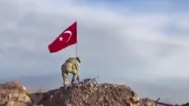 Darmık Dağı'na Türk bayrağı dikildi!