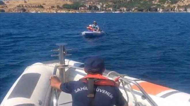 Denizde panik: Botta mahsur kaldılar!