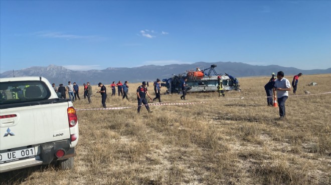 Yangın söndürme helikopteri düştü: 2 ölü, 5 yaralı