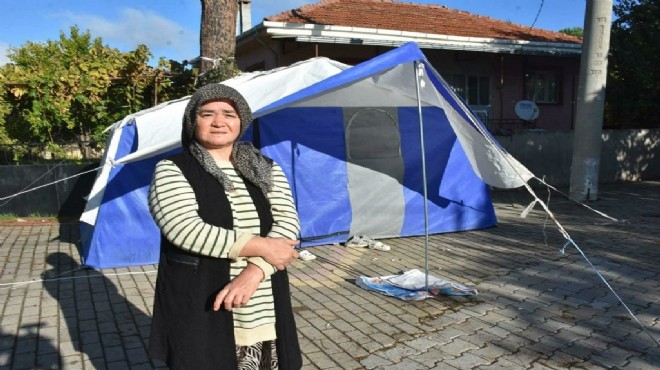 Depremin ardından Sındırgı: Bazı yurttaşlar çadırda kalıyor