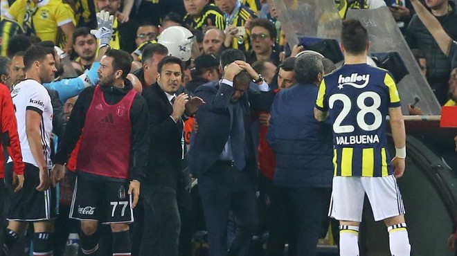 Derbi yarıda kaldı: Şenol Güneş e 5 dikiş, 15 gözaltı!