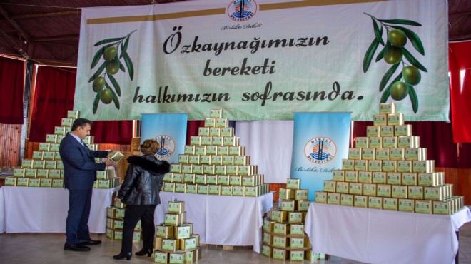 Dikili Belediyesi öz kaynağı zeytinine sahip çıktı