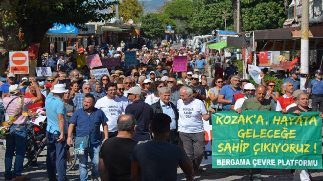 Dikili'de doğa için miting