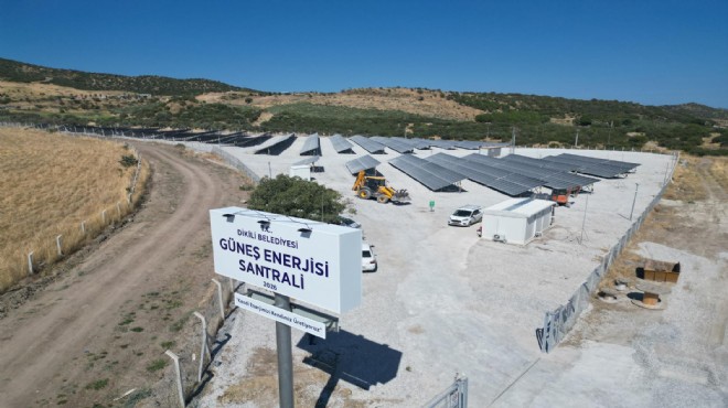 Dikili kendi elektriğini üretiyor!