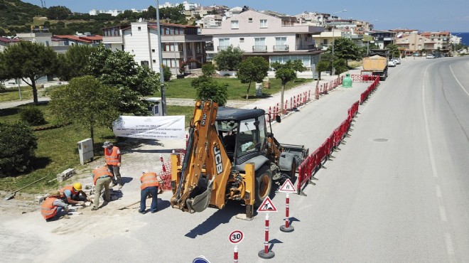 Dikili ye doğalgaz müjdesi: İlk kazma vuruldu