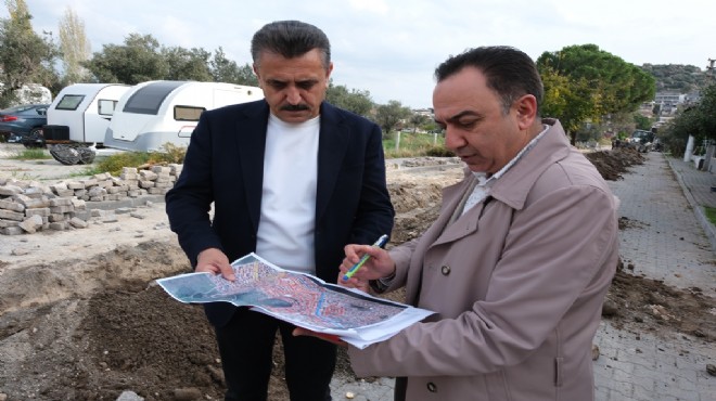 Dikili’de doğal gaz 4. etap çalışmaları başladı