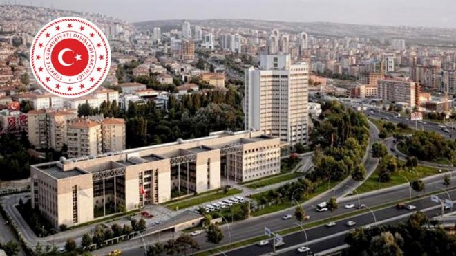 Dışişleri Bakanlığı ndan İsrail in yerleşim planına tepki