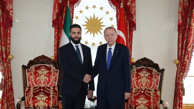 Dolmabahçe de sürpriz Erdoğan-Şara zirvesi
