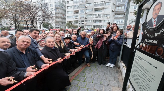 Dr. Fadıl Ünal’ın adı Güzelyalı’da ölümsüzleşti