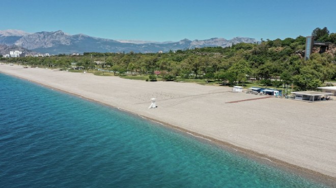 Dünyaca ünlü Konyaaltı Plajı nda yeni dönem